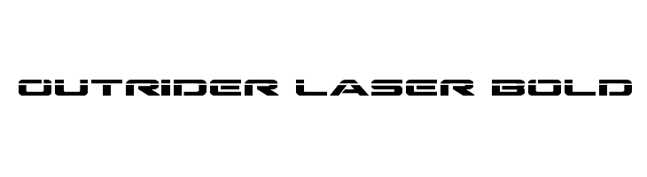Outrider Laser Bold  لخطوط تنزيل