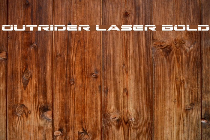 Outrider Laser Bold Example 1
