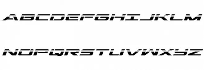Outrider Laser Italic Italic Fonte MAIÚSCULAS