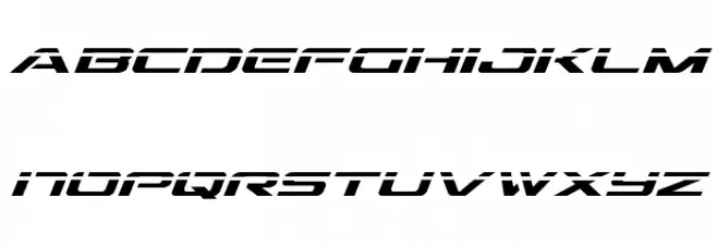 Outrider Laser Italic Fuentes MINÚSCULAS