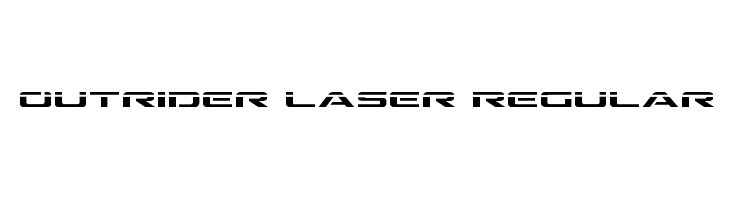 Outrider Laser Regular  नि: शुल्क फ़ॉन्ट्स डाउनलोड