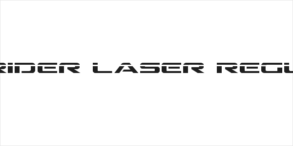 Outrider Laser Regular Logo