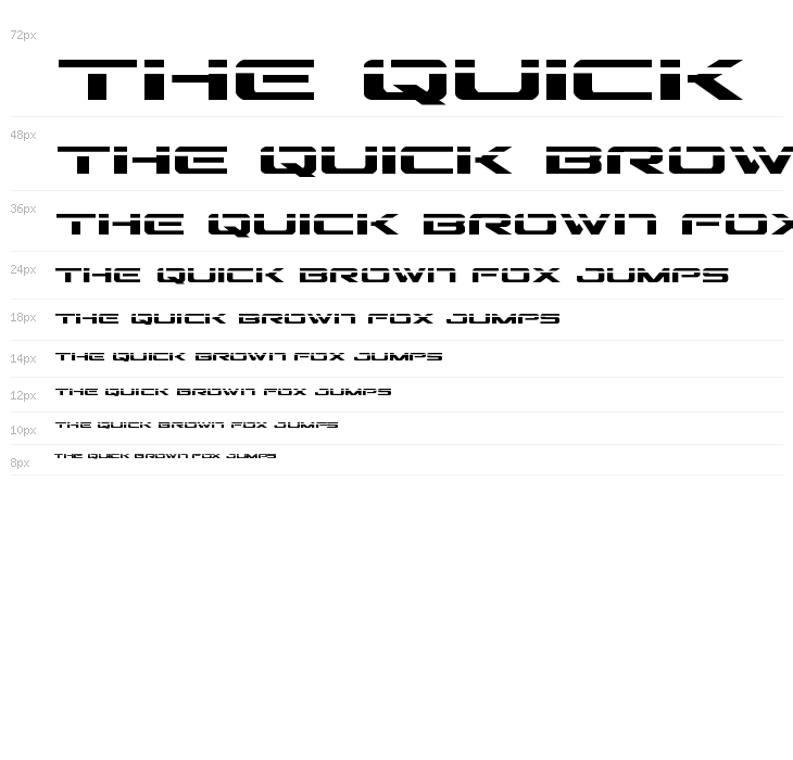 Outrider Laser Regular Waterfall