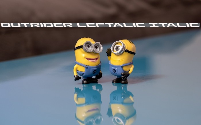 Outrider Leftalic Italic Example 2