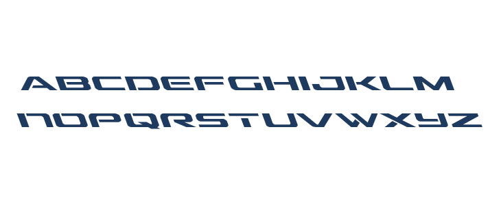 Outrider Leftalic Italic Lowercase