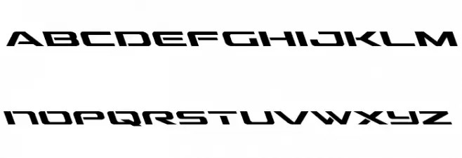 Outrider Leftalic Italic फ़ॉन्ट लोअरकेस