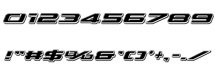 Outrider Punch Italic Italic Font OTHER CHARS