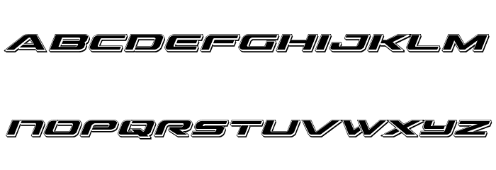Outrider Punch Italic Italic Font LOWERCASE