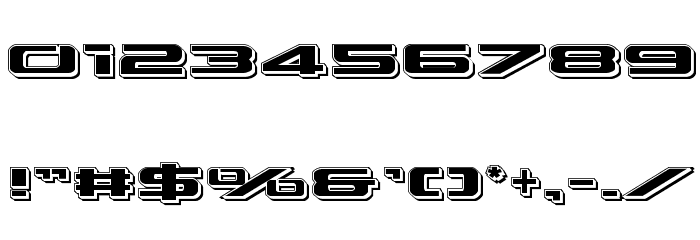 Outrider Punch Font OTHER CHARS