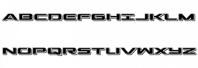Outrider Punch Schriftart Groß