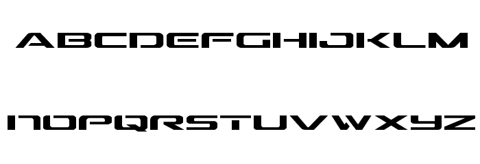 Outrider Regular Font LOWERCASE