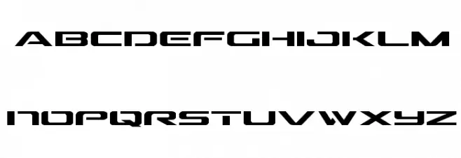 Outrider Regular फ़ॉन्ट लोअरकेस