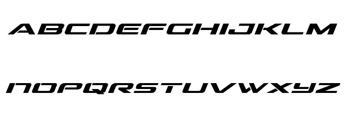 Outrider Semi-Bold Italic Semi-Bold Italic Font LOWERCASE