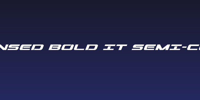 Outrider Semi-Condensed Bold It Semi-Condensed Bold Italic Social Header