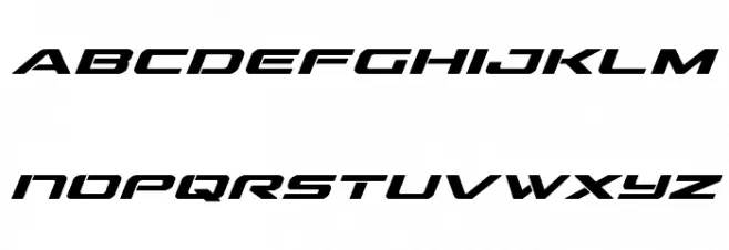 Outrider Semi-Condensed Bold It Semi-Condensed Bold Italic Schriftart Kleinbuchstaben