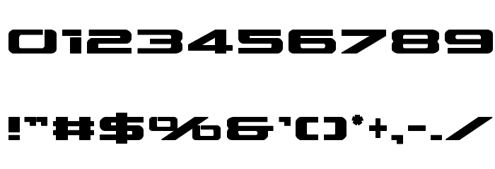 Outrider Semi-Condensed Bold Semi-Condensed Bold Font OTHER CHARS