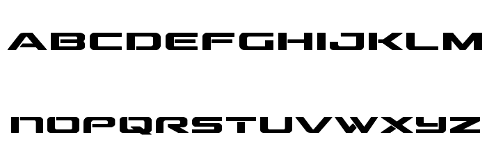 Outrider Semi-Condensed Bold Semi-Condensed Bold Font LOWERCASE