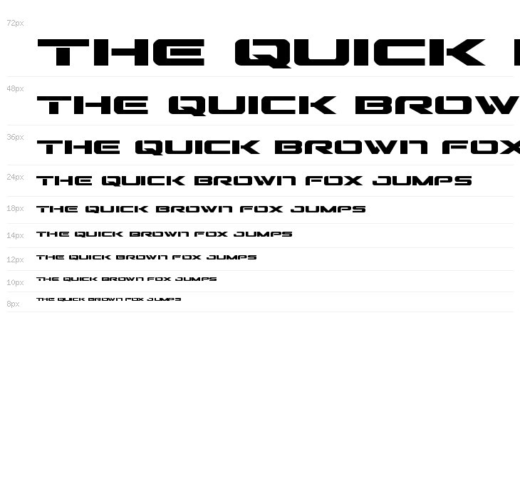 Outrider Semi-Condensed Bold Waterfall