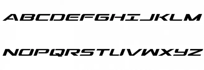 Outrider Semi-Condensed Italic Semi-Condensed Italic Шрифта ВЕРХНИЙ