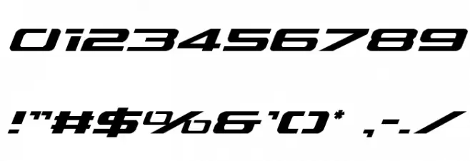 Outrider Semi-Condensed Italic  