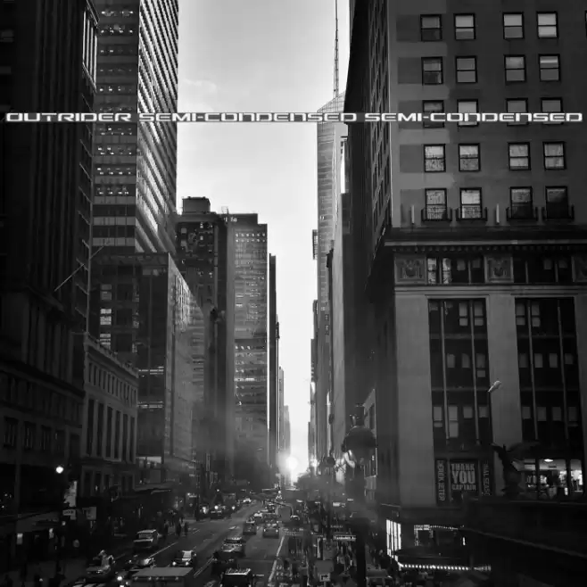 Outrider Semi-Condensed Semi-Condensed Font examples