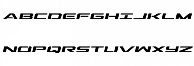 Outrider Semi-Italic Semi-Italic 字体 大写