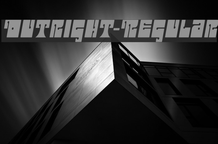 Outright-Regular Font examples