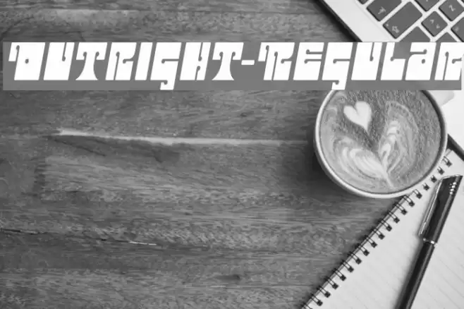 Outright-Regular Font examples