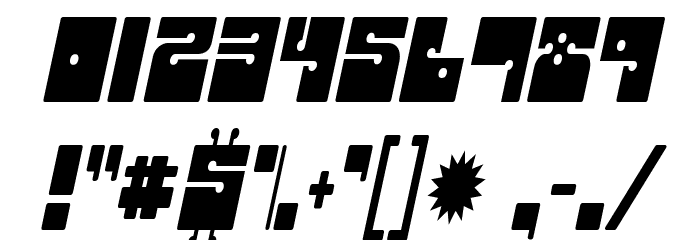 Outright Televism Font OTHER CHARS