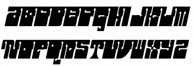 Outright Televism フォント 大文字
