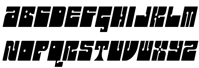 Outright Televism Font LOWERCASE