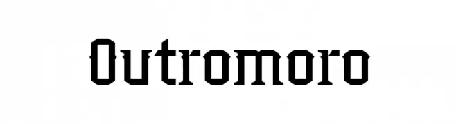 Outromoro  Frei Schriftart Herunterladen