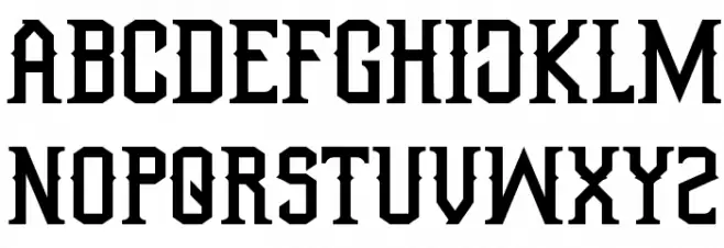 Outromoro Schriftart Groß
