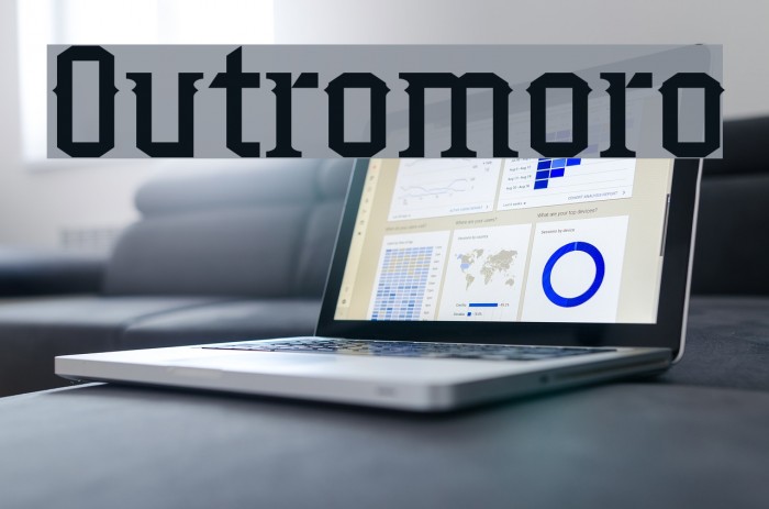 Outromoro Font examples