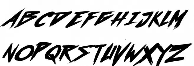 Outrun future Bold Italic Polices MAJUSCULES