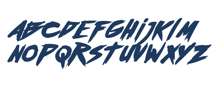 Outrun future Bold Italic Lowercase