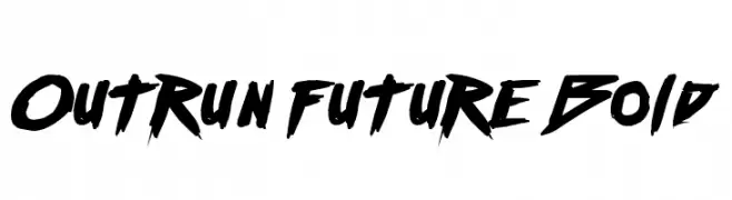 Outrun future Bold  नि: शुल्क फ़ॉन्ट्स डाउनलोड