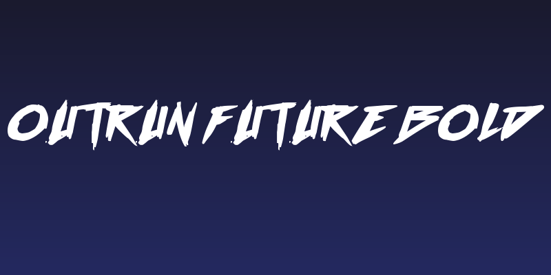 Outrun future Bold Social Header