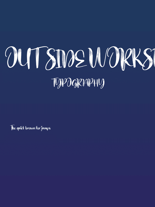 Outside Workspace Poster