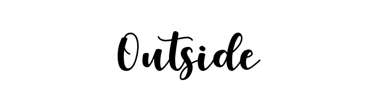Outside  Free Fonts Download