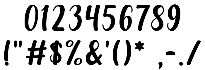 Outside Font OTHER CHARS