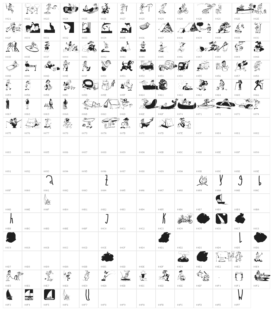 Outside Character Map