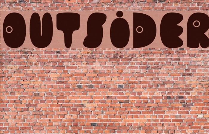 Outsider Font examples