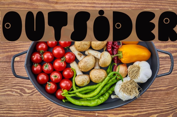 Outsider Font examples