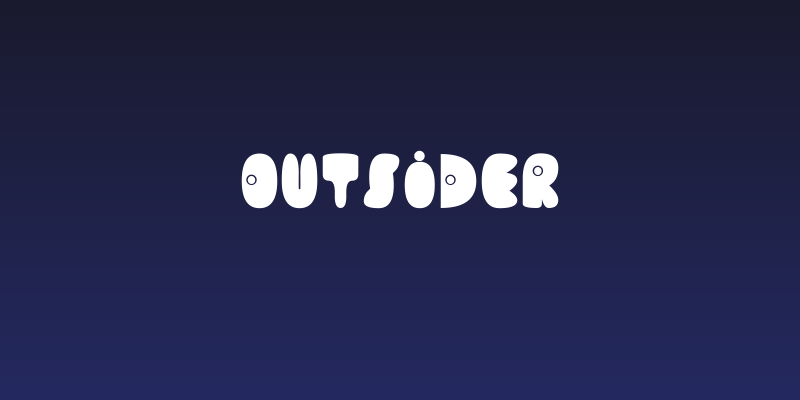 Outsider Social Header