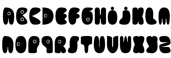 Outsider Font LOWERCASE