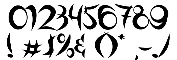 Outsiders Font OTHER CHARS