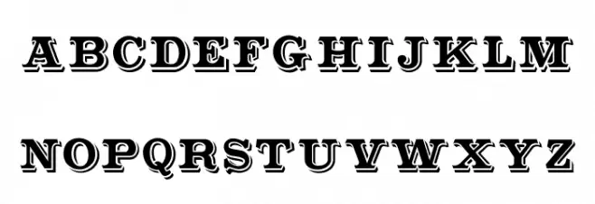 Outstanding Font Litere mari