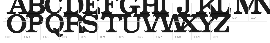 Outstanding Character Map