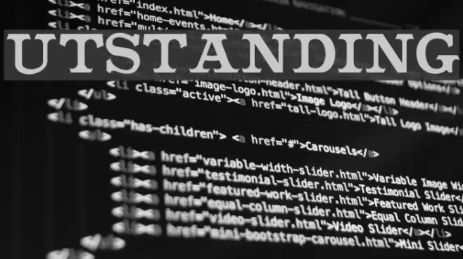 Outstanding Font examples